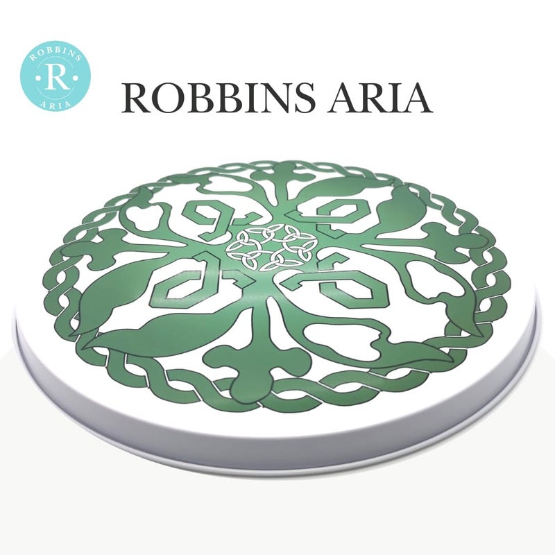 Robbins Aria Electric Stove Burner Covers - Protect Stovetop - Set of 4, 10 and 8 inches -Irish Celtic Electric Stove Covers - Image 4